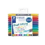 Estuche 12 rotuladores Design Journey STAEDTLER 3004 doble punta para Lettering