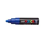 Marcador Uni Posca pintura PC-7M punta poliéster forma de bala 4.5-5.5 mm azul