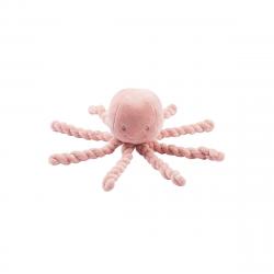 Nattou - Peluche Pulpo Lapidou Ocre Para Recién Nacidos Y Prematuros (23 Cm.) Rosa Viejo