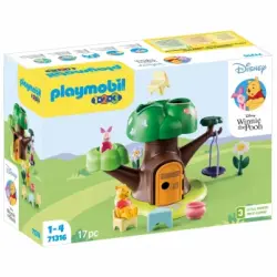 Playmobil - Disney: Winnie The Pooh & Piglet Casa Del Árbol 1.2.3