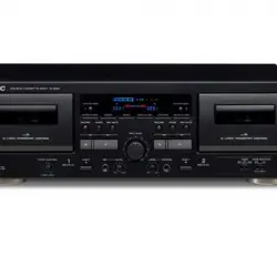 Reproductor de doble cassette Teac W-1200 Negro