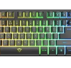 Teclado gaming mecánico RGB Trust GXT 833 Thado TKL