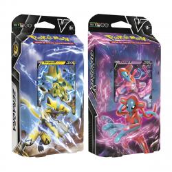 BANDAI - Juego De Cartas Coleccionables Pokémon Lata V Battle Deck Pokémon TCG JCC