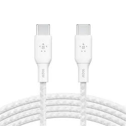 Cable Belkin BoostCharge USB-C a USB-C 100W Blanco 2m
