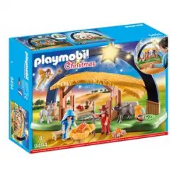 Playmobil - Portal De Belén Con Luz Christmas