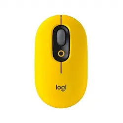 Ratón inalámbrico Logitech Pop Emoji Blast Amarillo