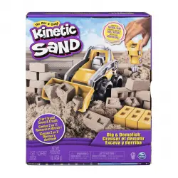 Spin Master - Juego De Mesa Kinetic Sand Excava Y Derriba