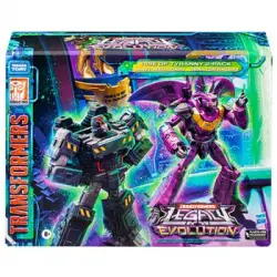 Transformers Legacy Evolution Rise Of Tyranny - Pack Doble - Figura - Transformers - 8 Añ