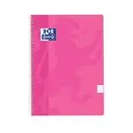 Cuaderno Oxford classic cuadrícula fucsia pastel