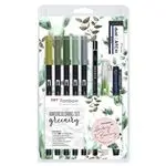 Set de acuarela Tombow Art Dual Brush Pen Greenery