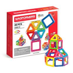 Set de construcción magnético en 3D Magformers 26