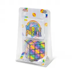 Tobar - Juego Rompecabezas Cubo 3x3x3 Arco Iris