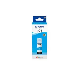 Cartucho de tinta Ecotank Cian Epson 104 C13T00P240