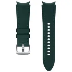 Correa de piel Samsung Hybrid Leather Verde para Galaxy Watch 4 / 4 Classic - Talla S/M