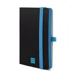 Cuaderno A6 Finocam Modern F3 liso negro