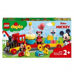 LEGO -  De Construcción Educativo Tren De Cumpleaños De Mickey Y Minnie Con Pluto DUPLO