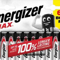 Pilas alcalinas AA Energizer Max - 6+2 unidades