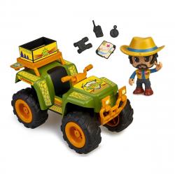 PINYPON ACTION - Vehículo Quad Coche Y Figura Explorador Wild