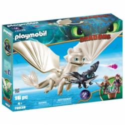 Playmobil - Furia Diurna y Bebé Dragón con Niños Playmobil: Dragons