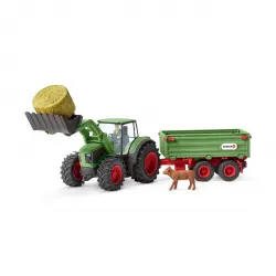 Schleich - Figura Tractor Con Remolque