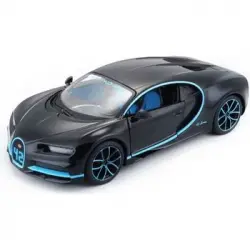 Vehículo Bugatti Chiron - Metal - Escala 1/24 - Azul Maisto