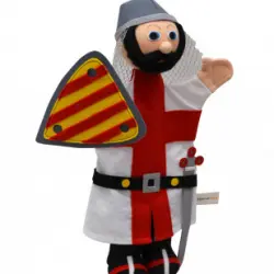 Caballero Sant Jordi. Títere de mano Abacus