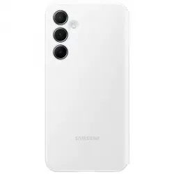 Funda con tapa inteligente Samsung blanca para Galaxy A55