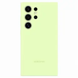 Funda de silicona Samsung verde para Galaxy S24 Ultra