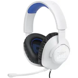 Headset gaming JBL Quantum 100 Blanco/Azul