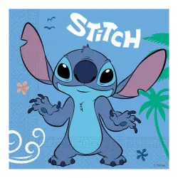 Liragram - 20 Servilletas 33x33 cm FSC Stitch y Ángel Disney Liragram.