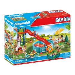Playmobil - Fiesta En La Piscina Con Tobogán City Life