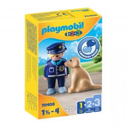 Playmobil - Policía Con Perro 1.2.3