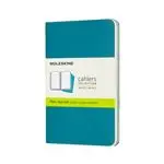 Set 3 cuadernos Moleskine Cahier Journals P liso azul enérgico