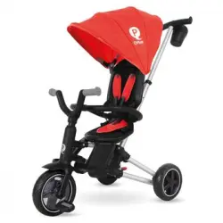 Triciclo Nova Con Ruedas De Eva - Evolutivo - Plegable - Reclinable - Ideal Para Niños De 10 A 36 Meses (máximo 25 Kg) (rojo) - Qplay