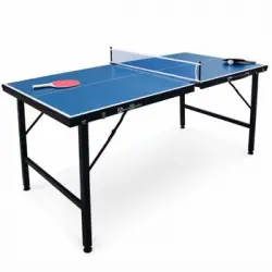 Mini Mesa De Ping Pong De Interior, Azul, 150x75