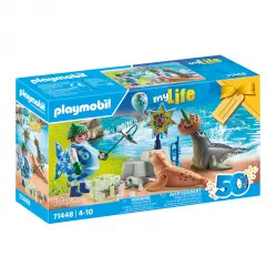 Playmobil - Cuidadora con animales.