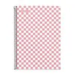 Cuaderno Fº Cla Damero Rosa 5