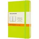 Cuaderno Moleskine Classic large rayas tapa dura verde limón