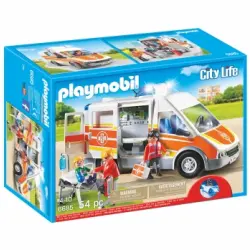 Playmobil City Life - Ambulancia con Luces y Sonido
