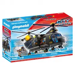 Playmobil - Fuerzas Especiales - Helicóptero Banana City Action