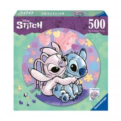 Ravensburger - Puzzle 500 Piezas Redondo Stitch Ravensburger.