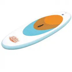 Tabla Pádel Surf Hinchable Blanco De 10x204x76 Cm