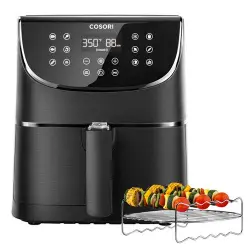 Freidora de Aire sin aceite Cosori Premium Chef Edition 1700W 5,5L Negra