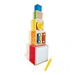 Hape - Set Musical Apilable  De Madera