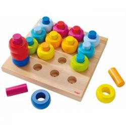 Juego Para Apilar Rainbow Whirls 002202 Haba