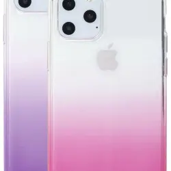 Kit 2 fundas Bigben Rosa/Púrpura para iPhone 11 Pro