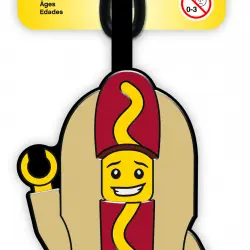 Etiqueta de equipaje del Vendedor de perritos calientes LEGO