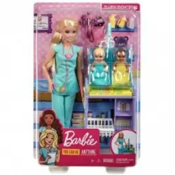 Muñeca Barbie Doctora de bebés