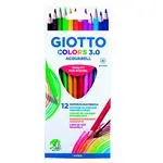 12 lápices Giotto Colors 3.0 Aquarell