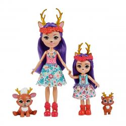 Enchantimals - Muñecas Hermanas Danessa Y Danetta Deer Con Mascotas Ciervo